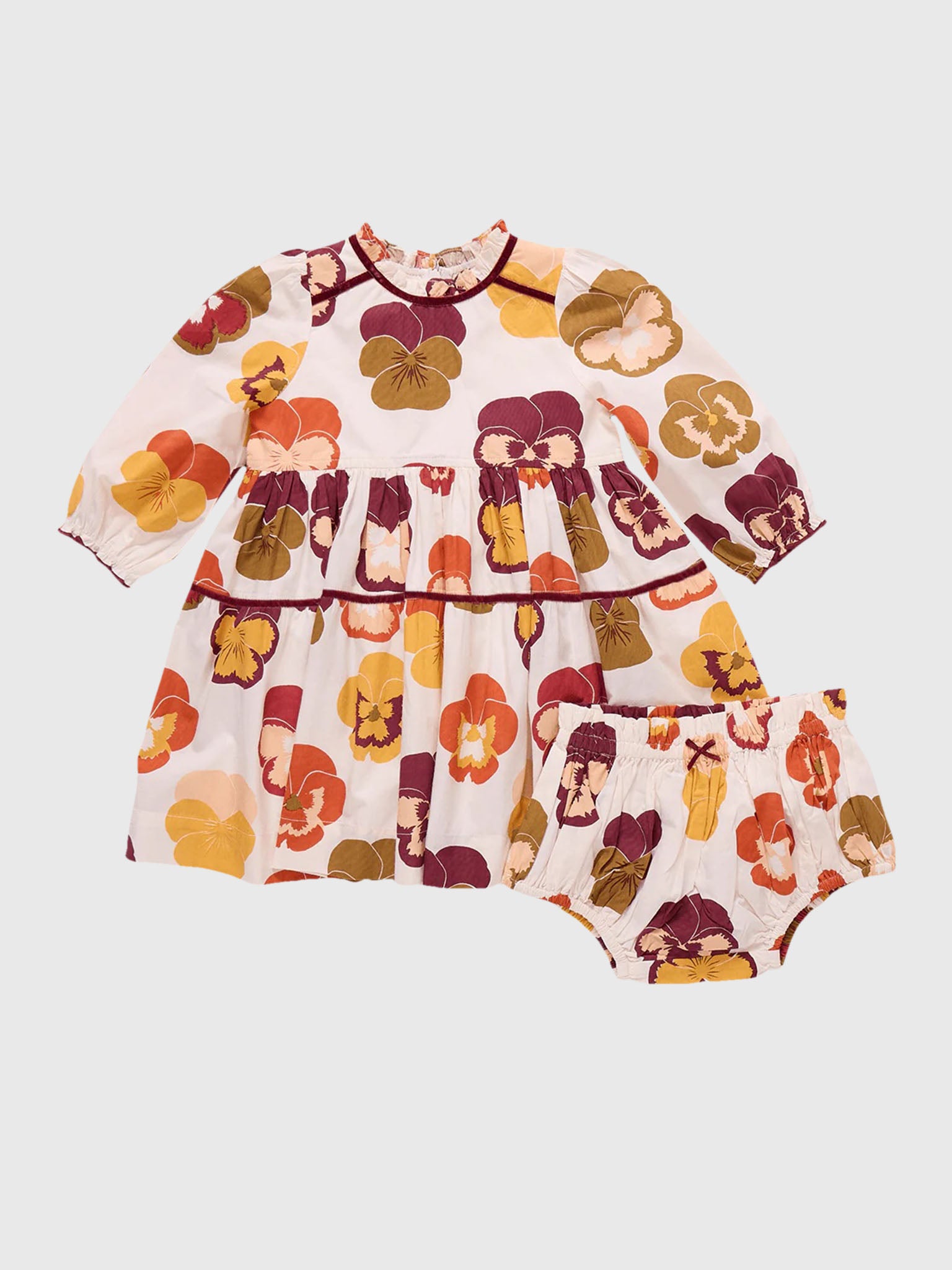 Pink Chicken Baby Girls' Charlie Dress Set - Saint Bernard