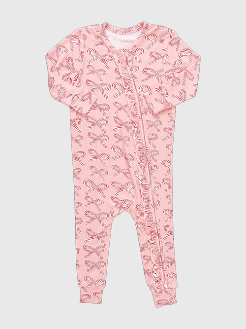 Pink Chicken Baby Girls' Ruffle Bamboo Romper