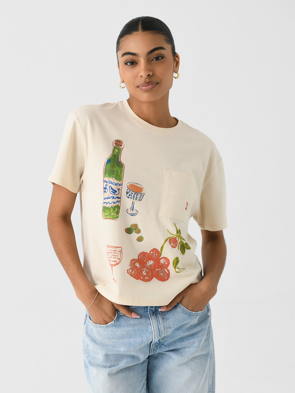 Hunter Bell Women's Happy Hour Tee - Saint Bernard