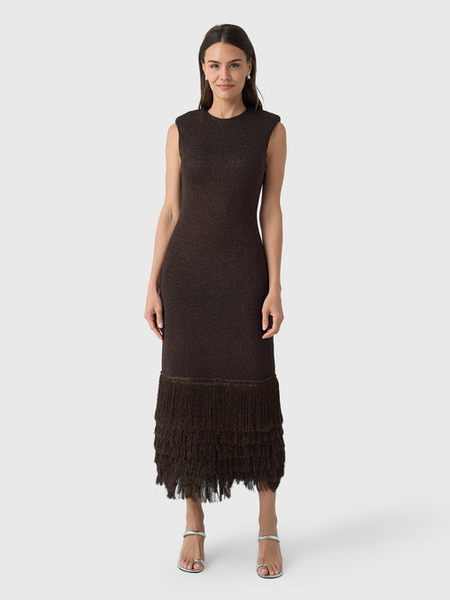 AJE Women's Breeze Knit Midi Dress