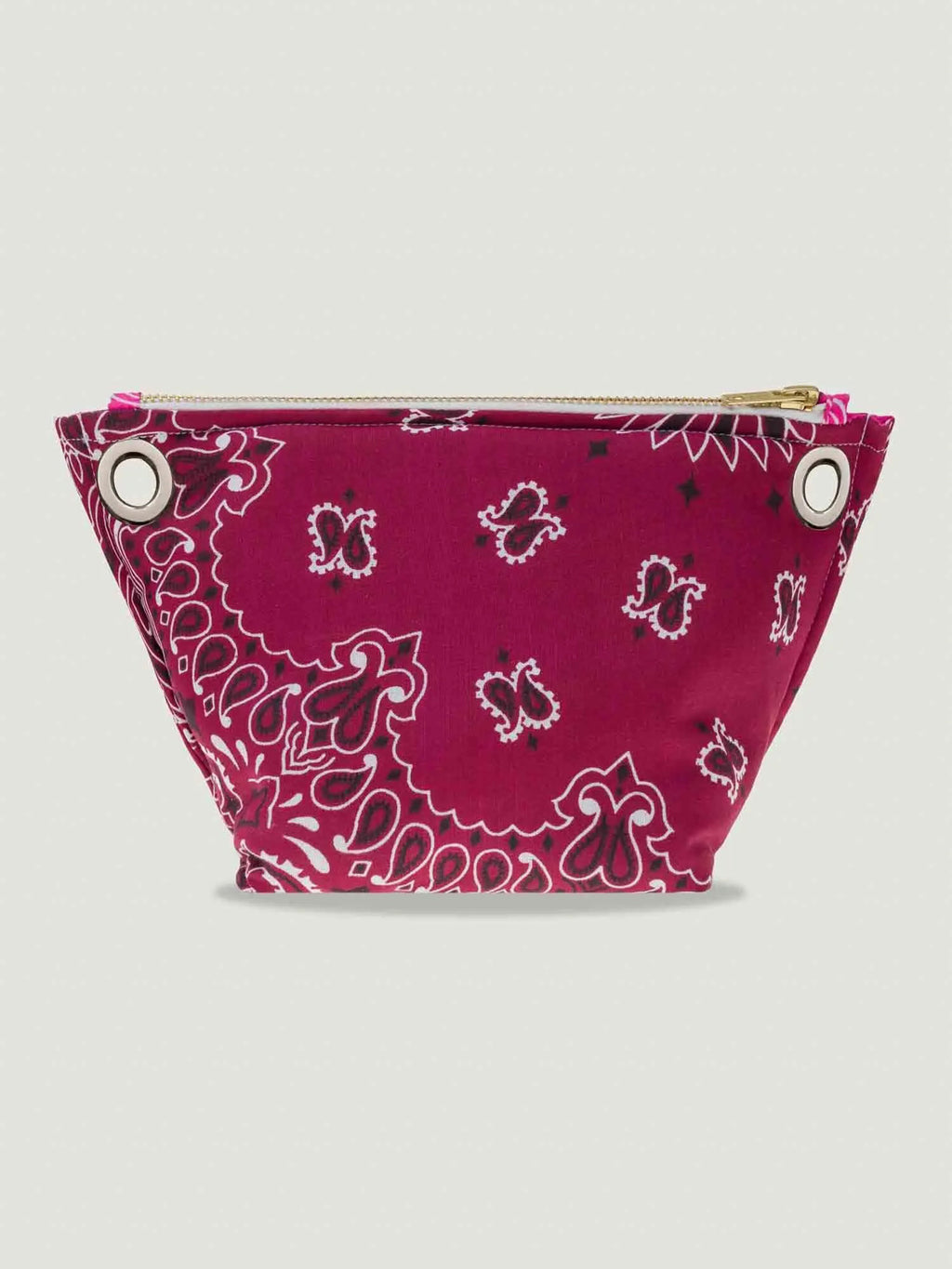 Call It By Your Name Eyelet Mini Zip Pouch - Saint Bernard
