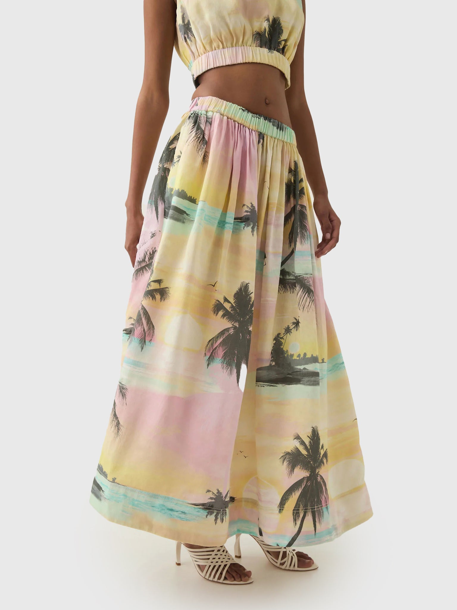 AJE Women's Nicolette Maxi Skirt - Saint Bernard