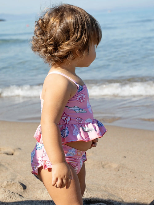 Pink Chicken Baby Girls' Joy Tankini Set