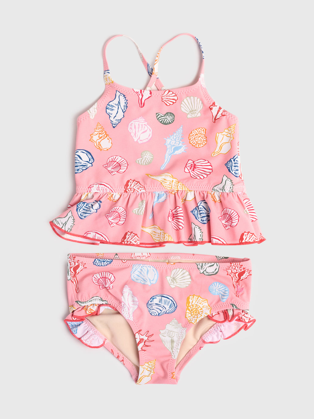 Pink Chicken Girls' Joy Tankini Set