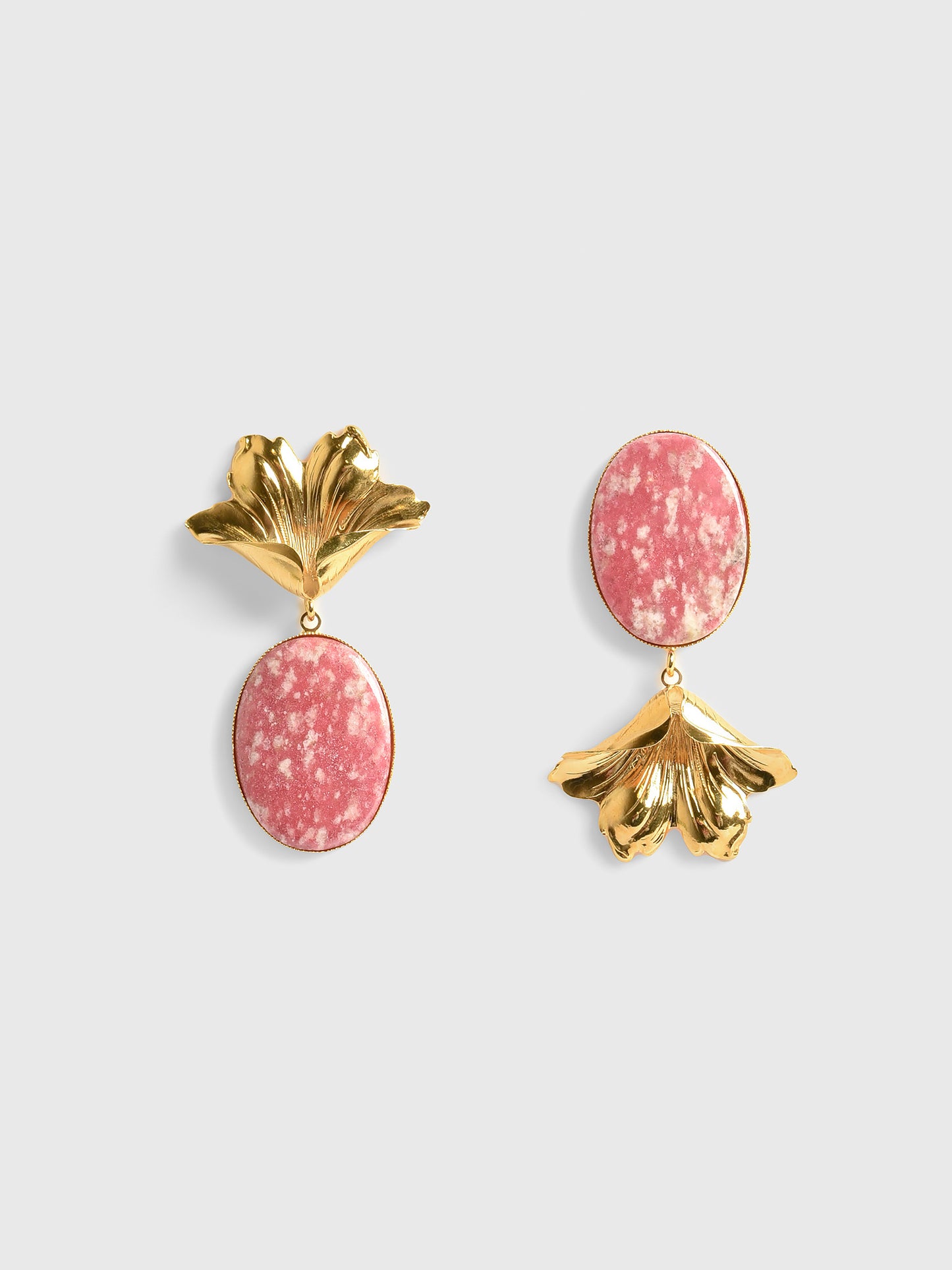Destree Sonia Petunia Oval Drop Earrings - Saint Bernard