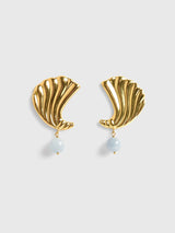 Destree Sonia Croissant Pearl Drop Earrings - Saint Bernard