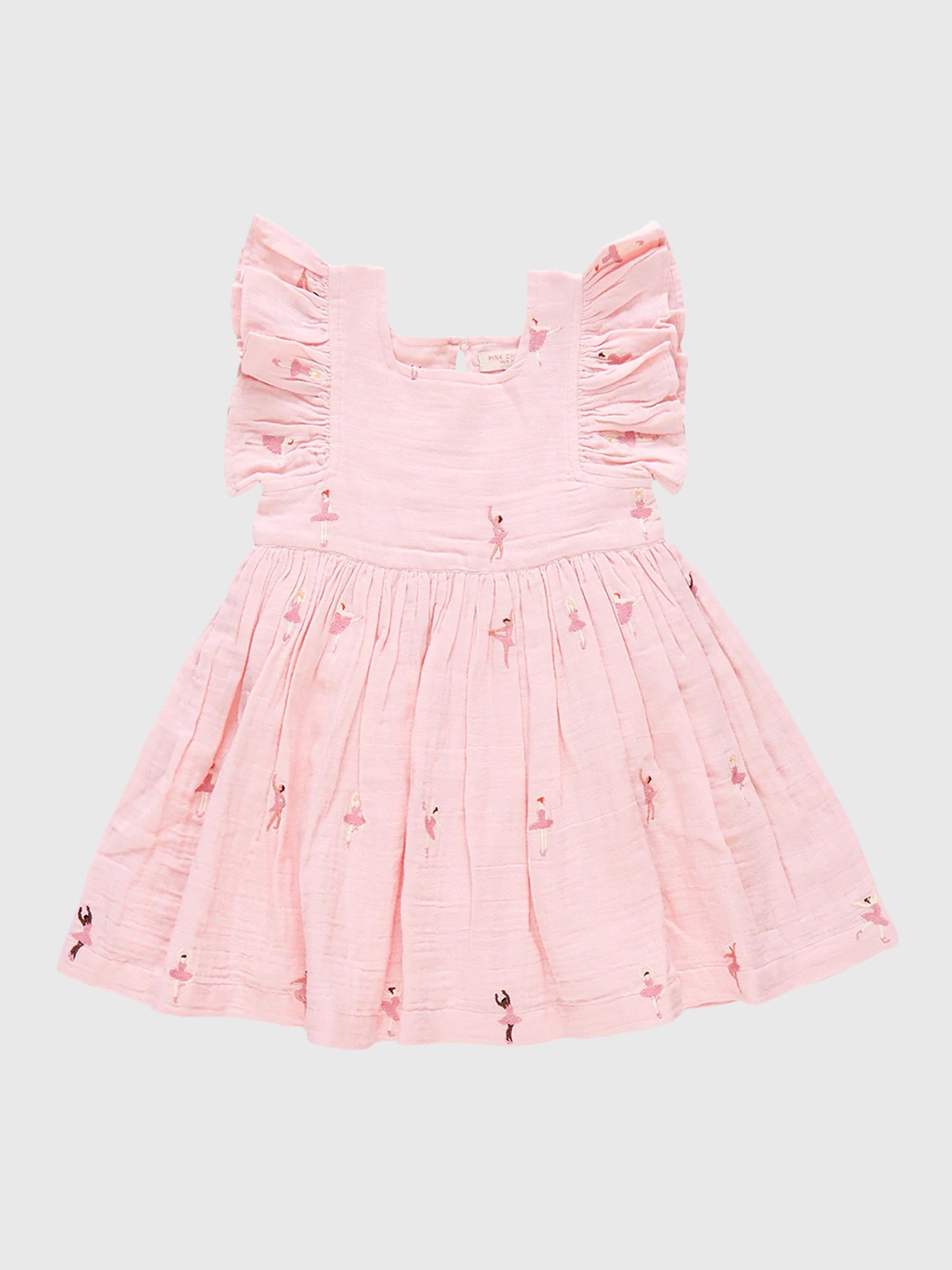 Pink Chicken Girls' Elsie Dress - Saint Bernard