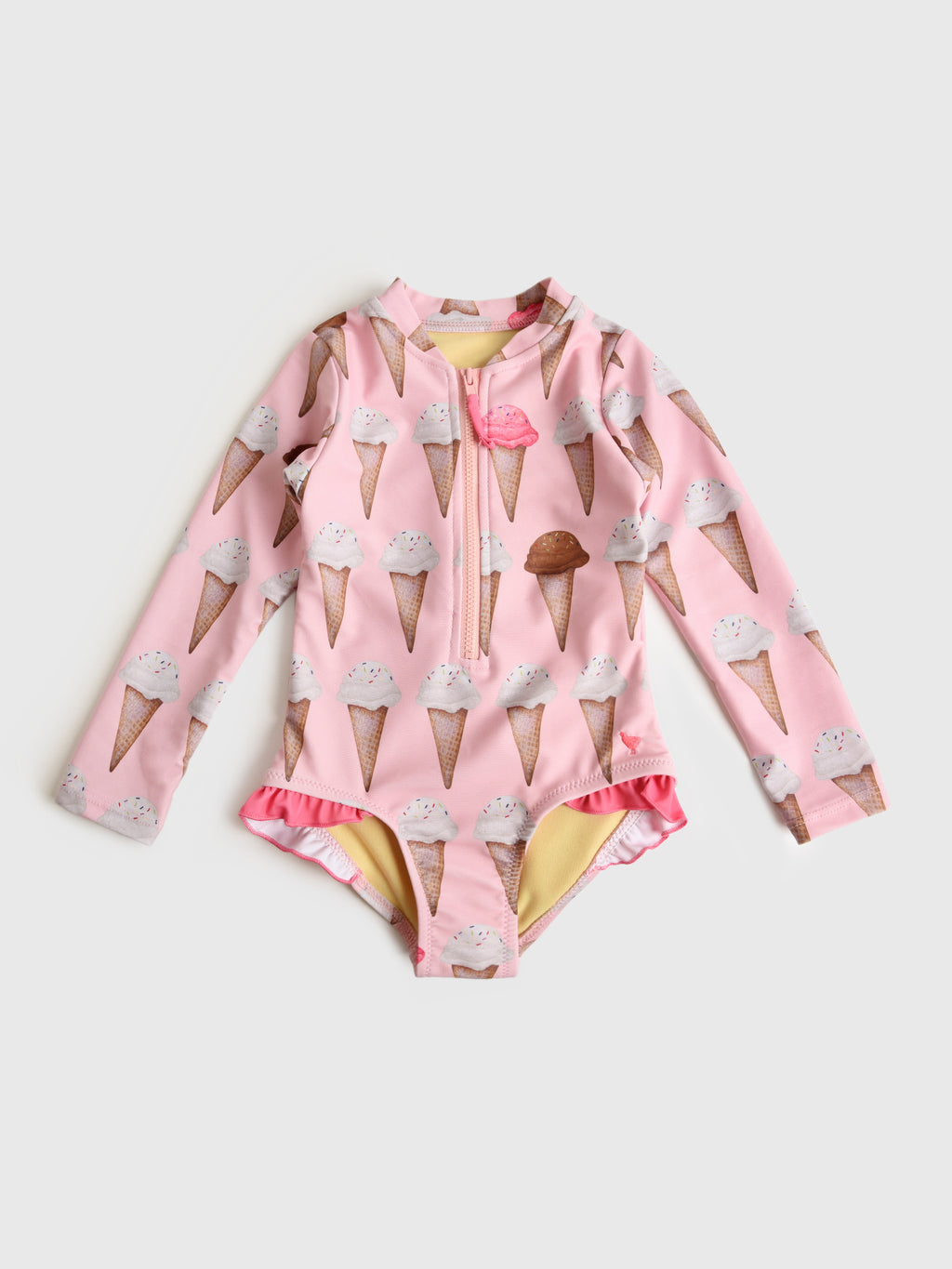 Pink Chicken Girls' Arden One-Piece Swimsuit - Saint Bernard