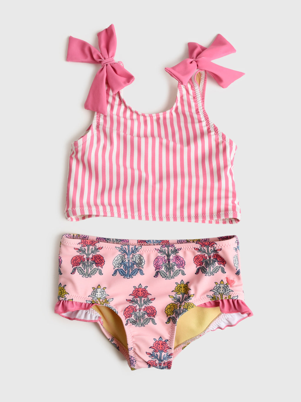 Pink Chicken Girls' Shelly Tankini Set - Saint Bernard