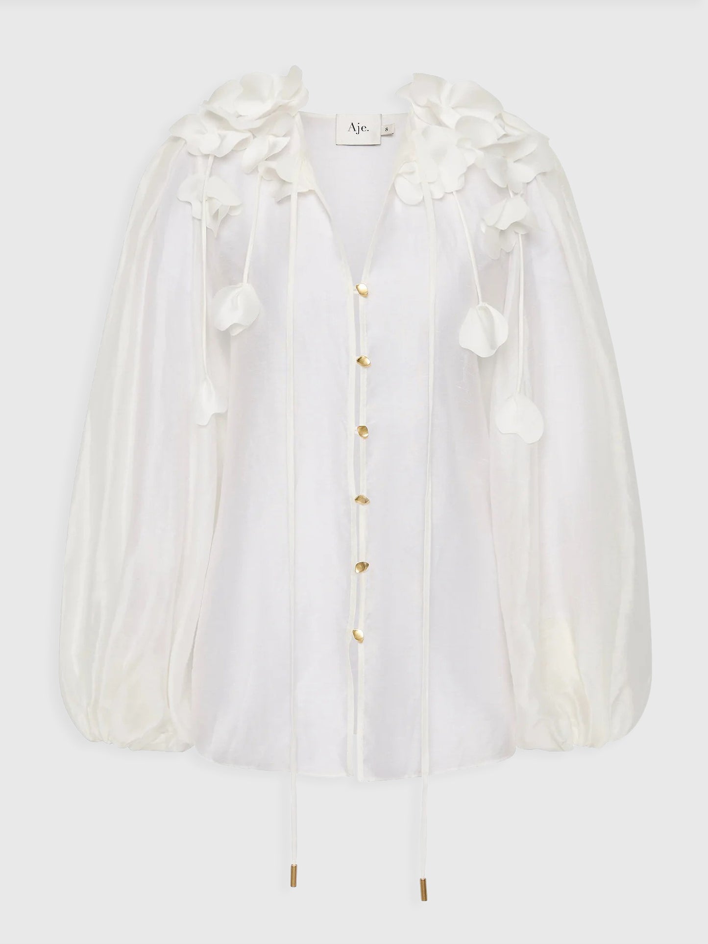 AJE Women's Camille Flower Blouse - Saint Bernard