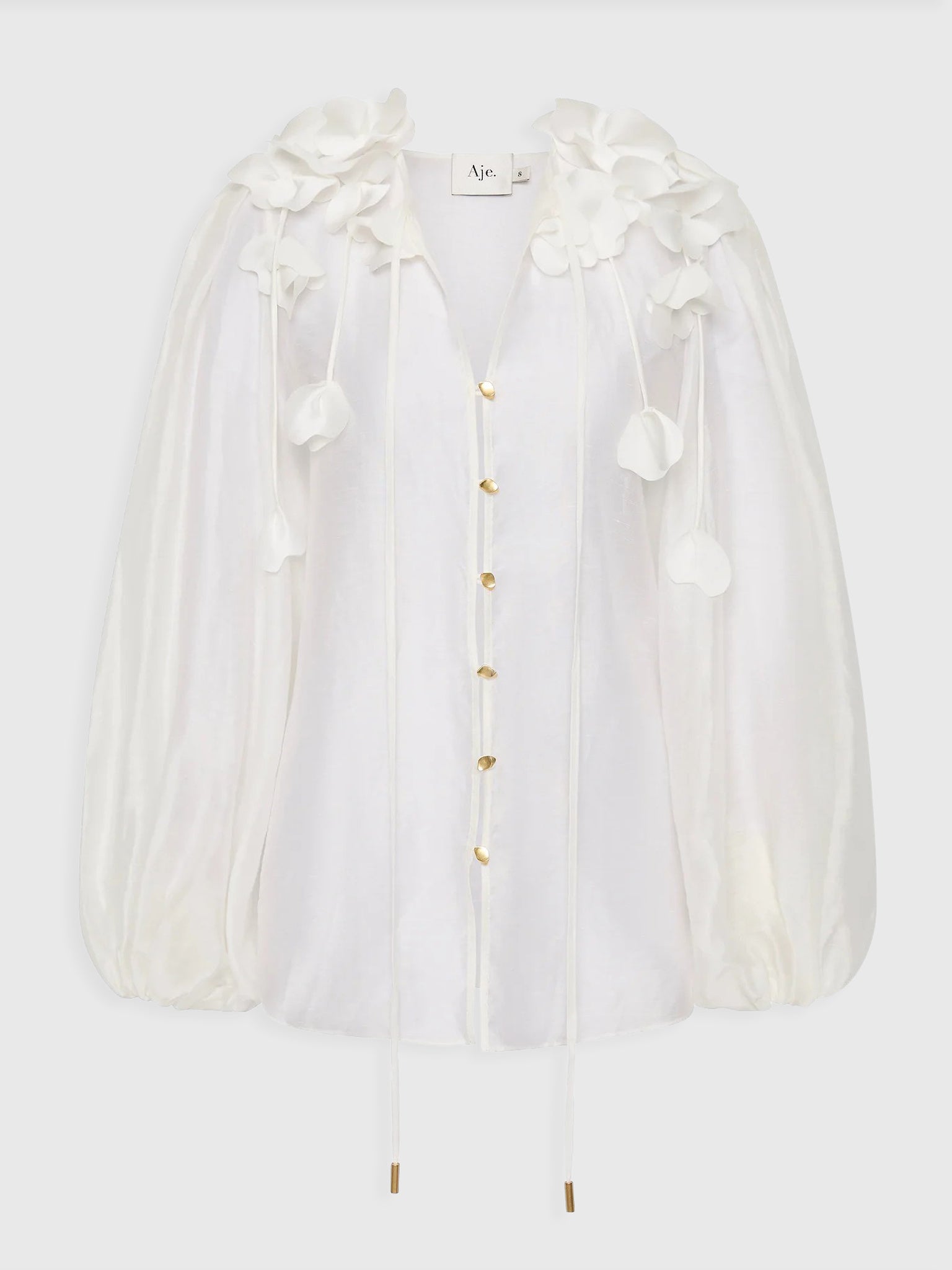 AJE Women's Camille Flower Blouse - Saint Bernard