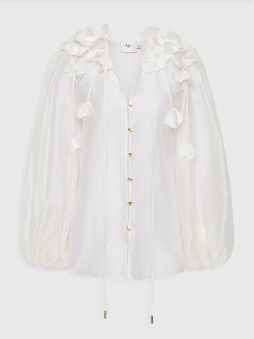 AJE Women's Camille Flower Blouse