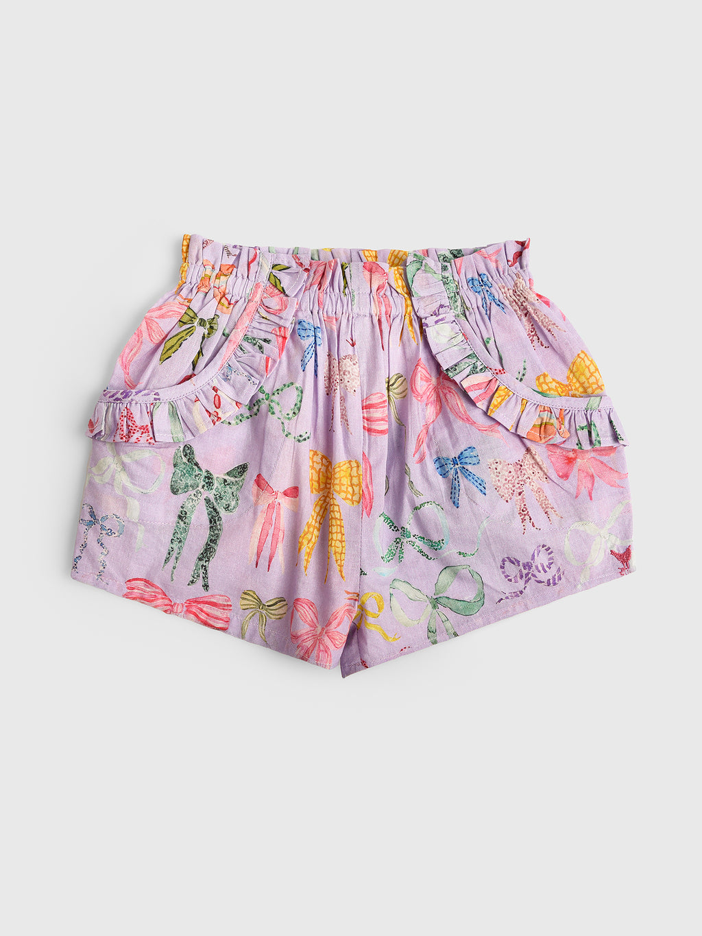 Pink Chicken Girls' Ruffle Theodore Short - Saint Bernard