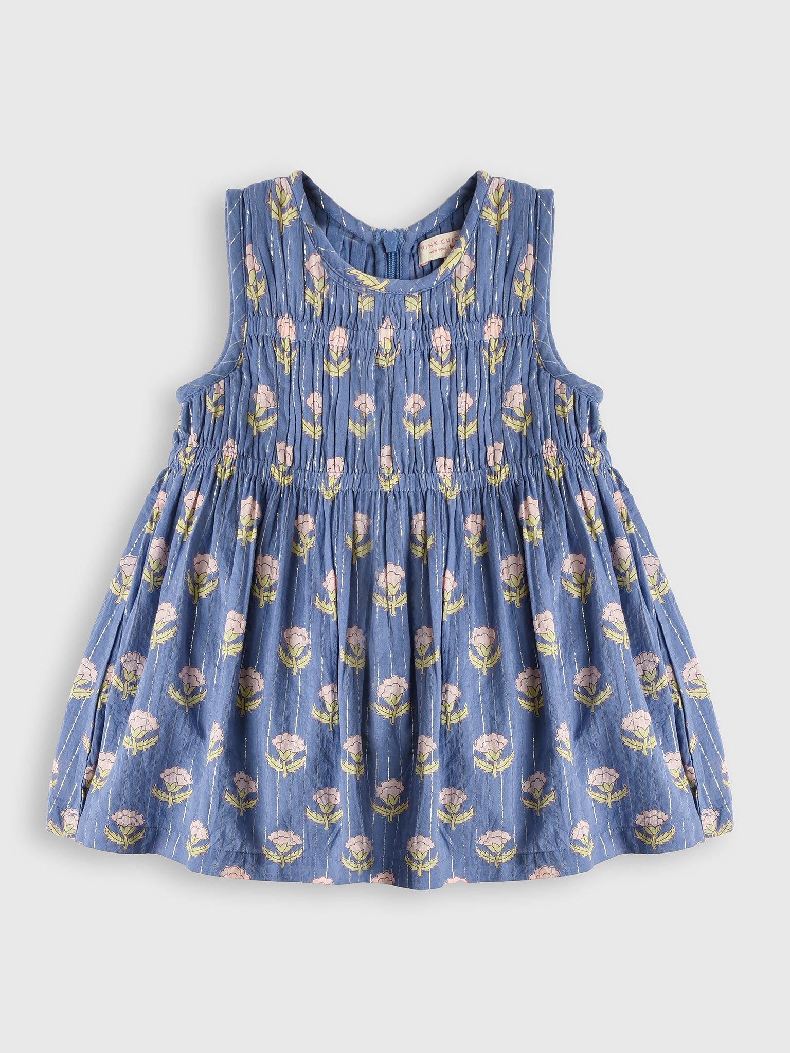 Pink Chicken Girls' Sleeveless Waverly Dress - Saint Bernard