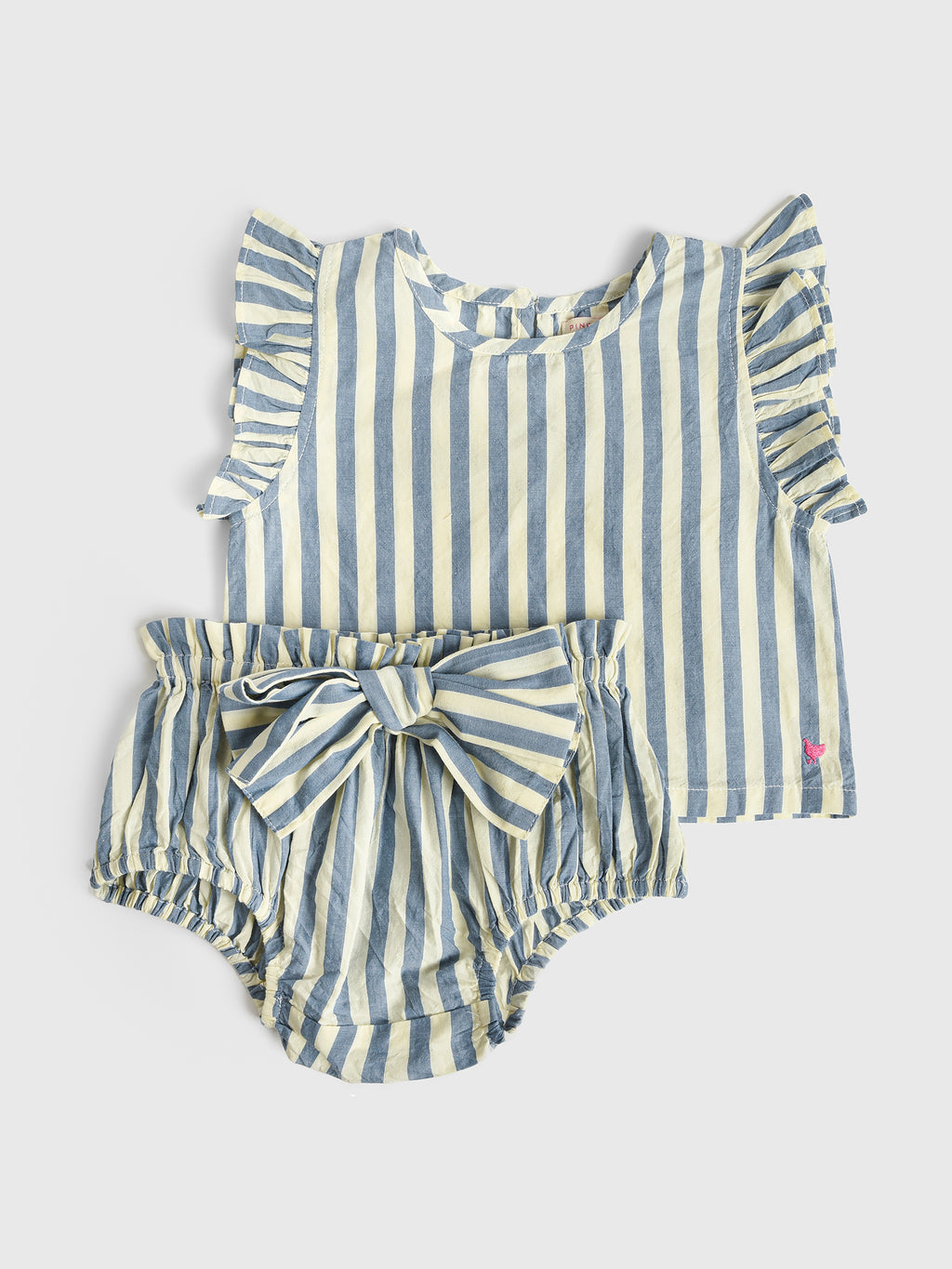 Pink Chicken Baby Girls' Abigail Set - Saint Bernard