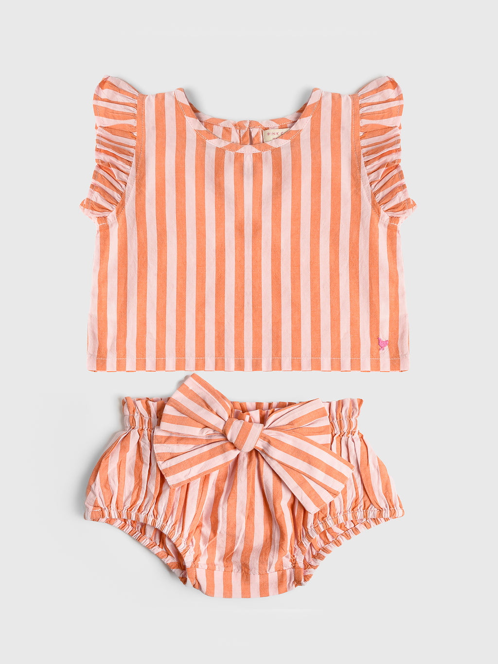 Pink Chicken Baby Girls' Abigail Set - Saint Bernard