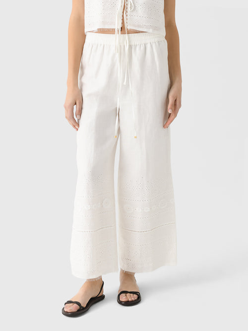 AJE Women's Cloud Embroidered Pant