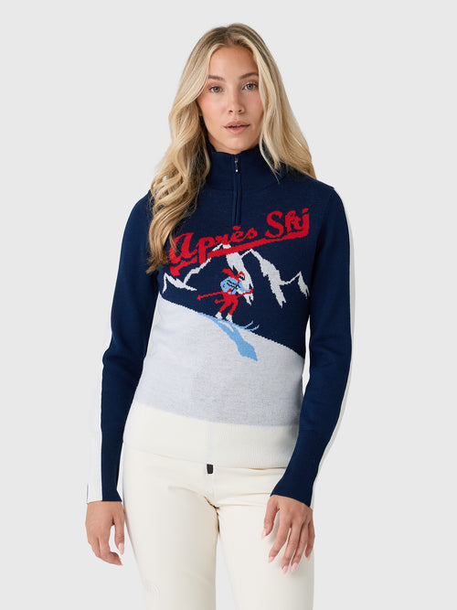 We Norwegians Women's After Ski Zip-Up - Saint Bernard
