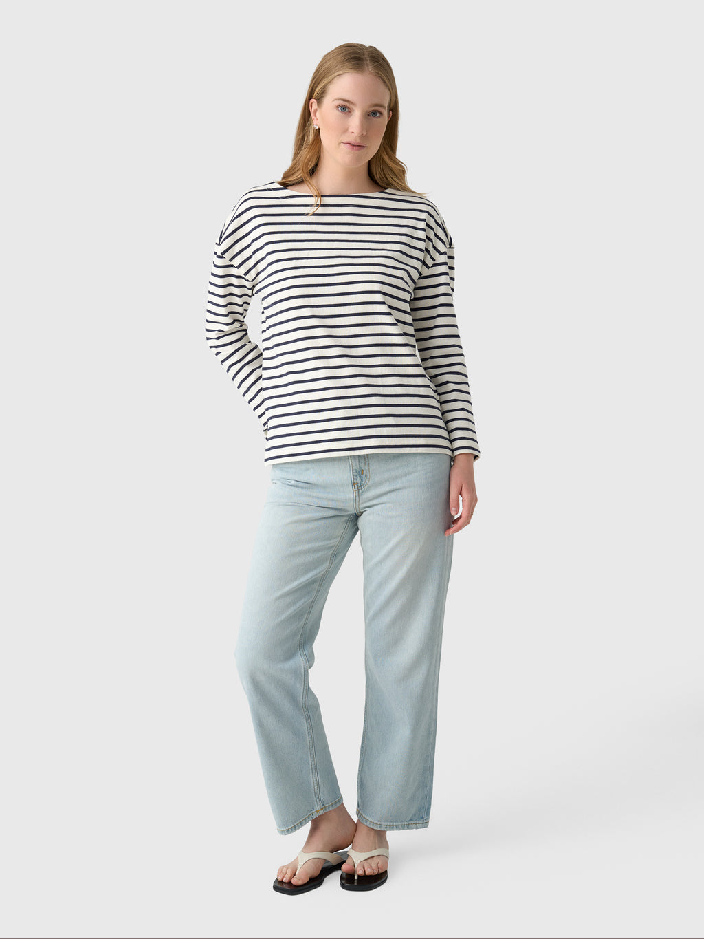 Alex Mill Women's Avignon Striped Tee - Saint Bernard