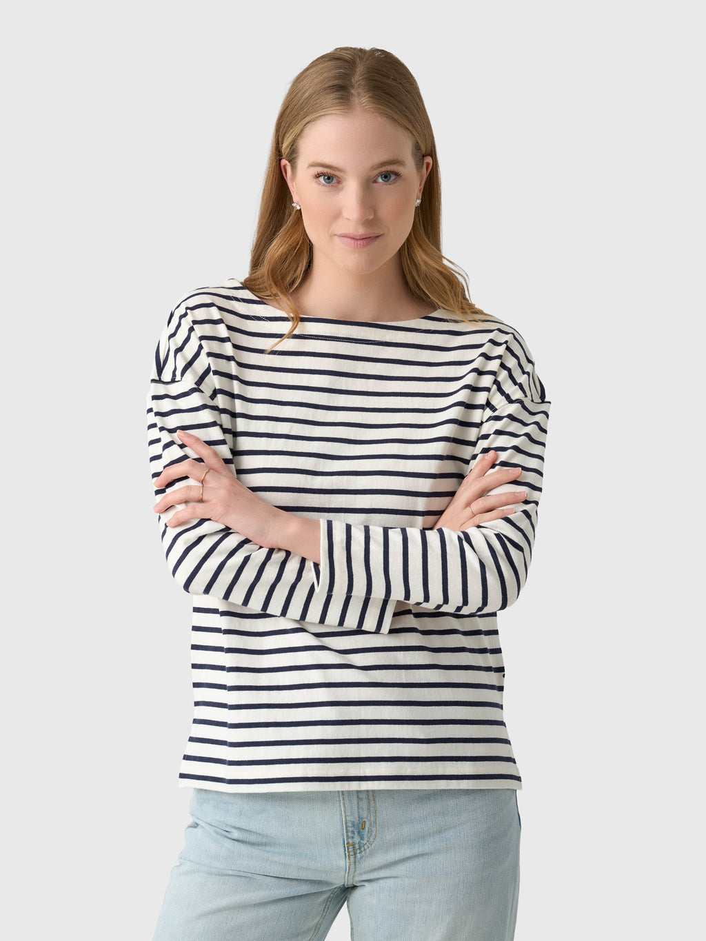 Alex Mill Women's Avignon Striped Tee - Saint Bernard