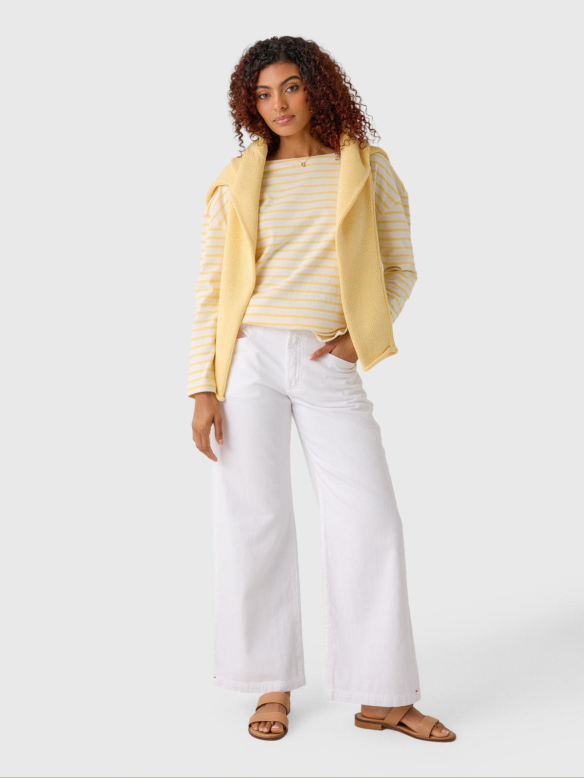 Alex Mill Women's Avignon Striped Tee - Saint Bernard