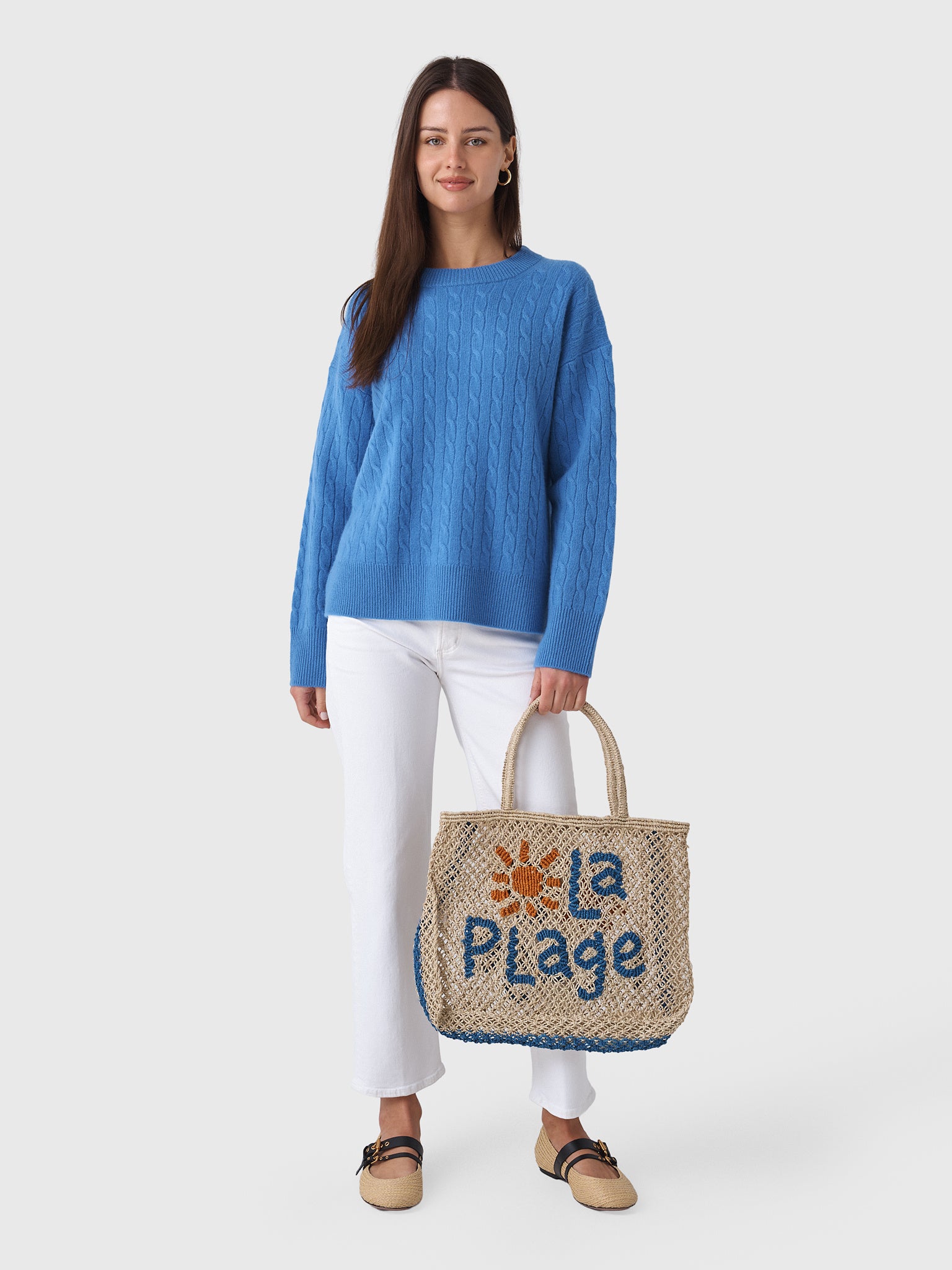 Alex Mill Women's Charlie Cable Sweater - Saint Bernard