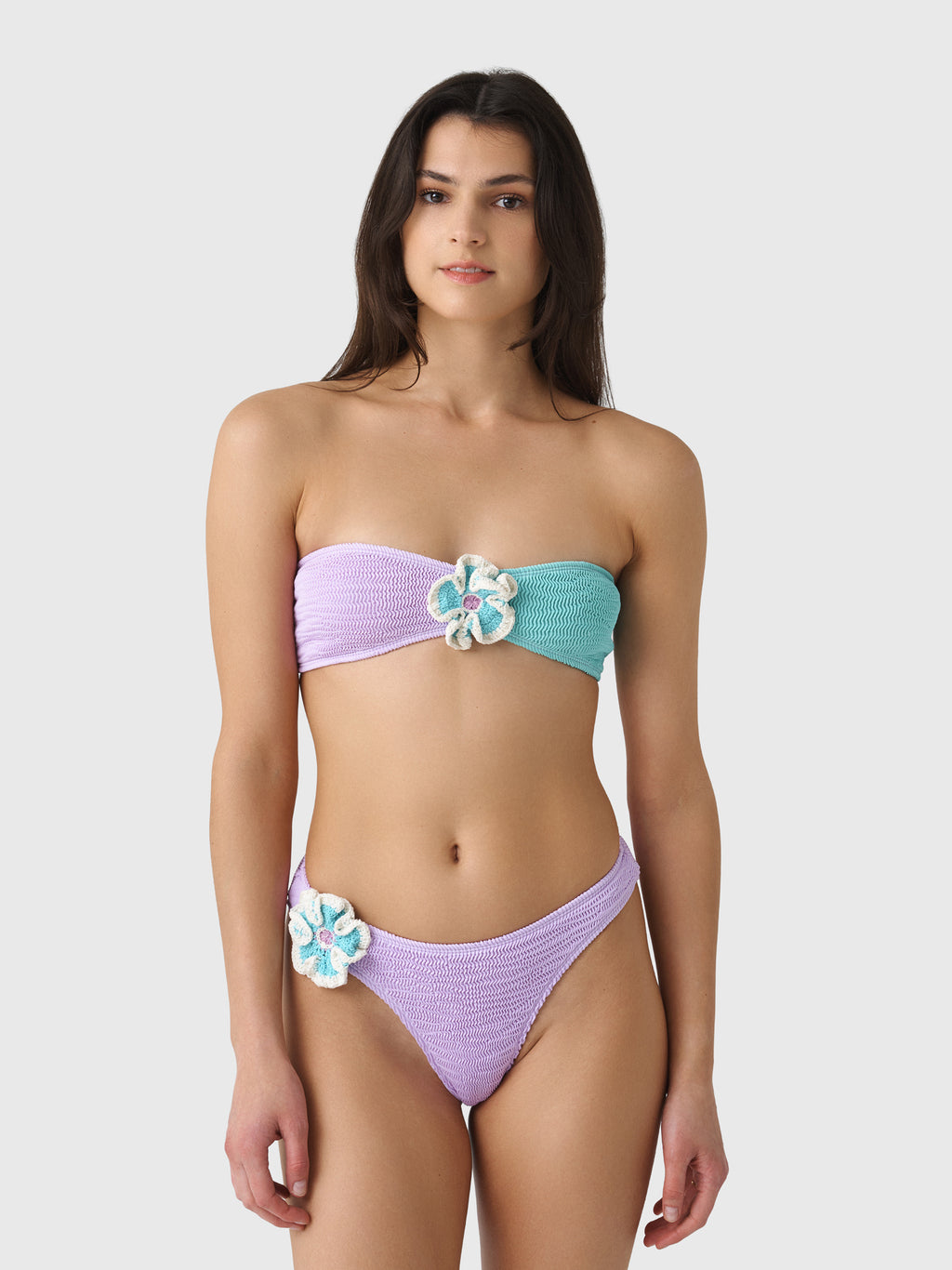 Cleonie Women's Bouquet Bikini Top - Saint Bernard