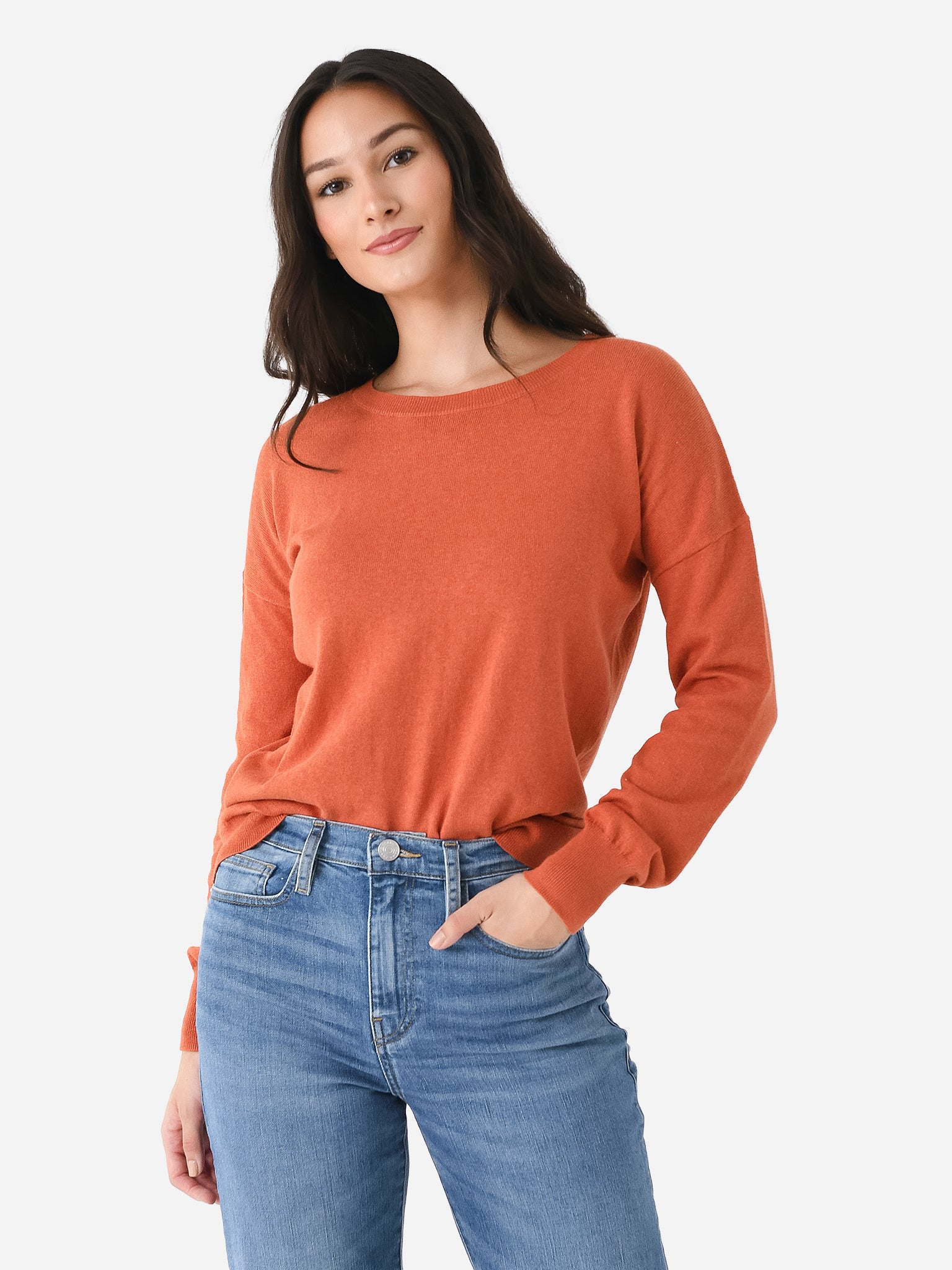 J Society Women's Heart Sleeve Sweater - Saint Bernard