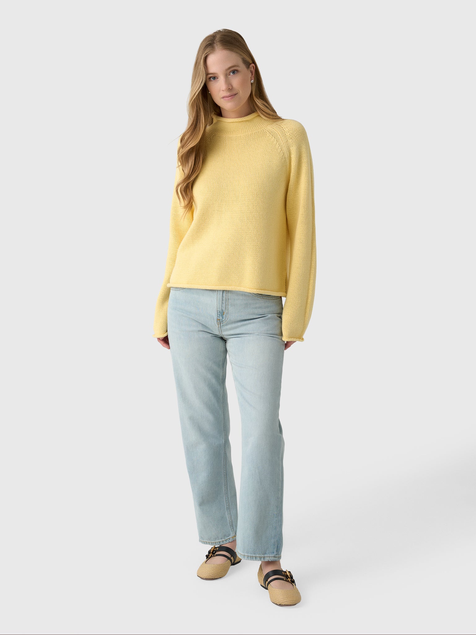 Alex Mill Women's Eastport Rollneck Sweater - Saint Bernard