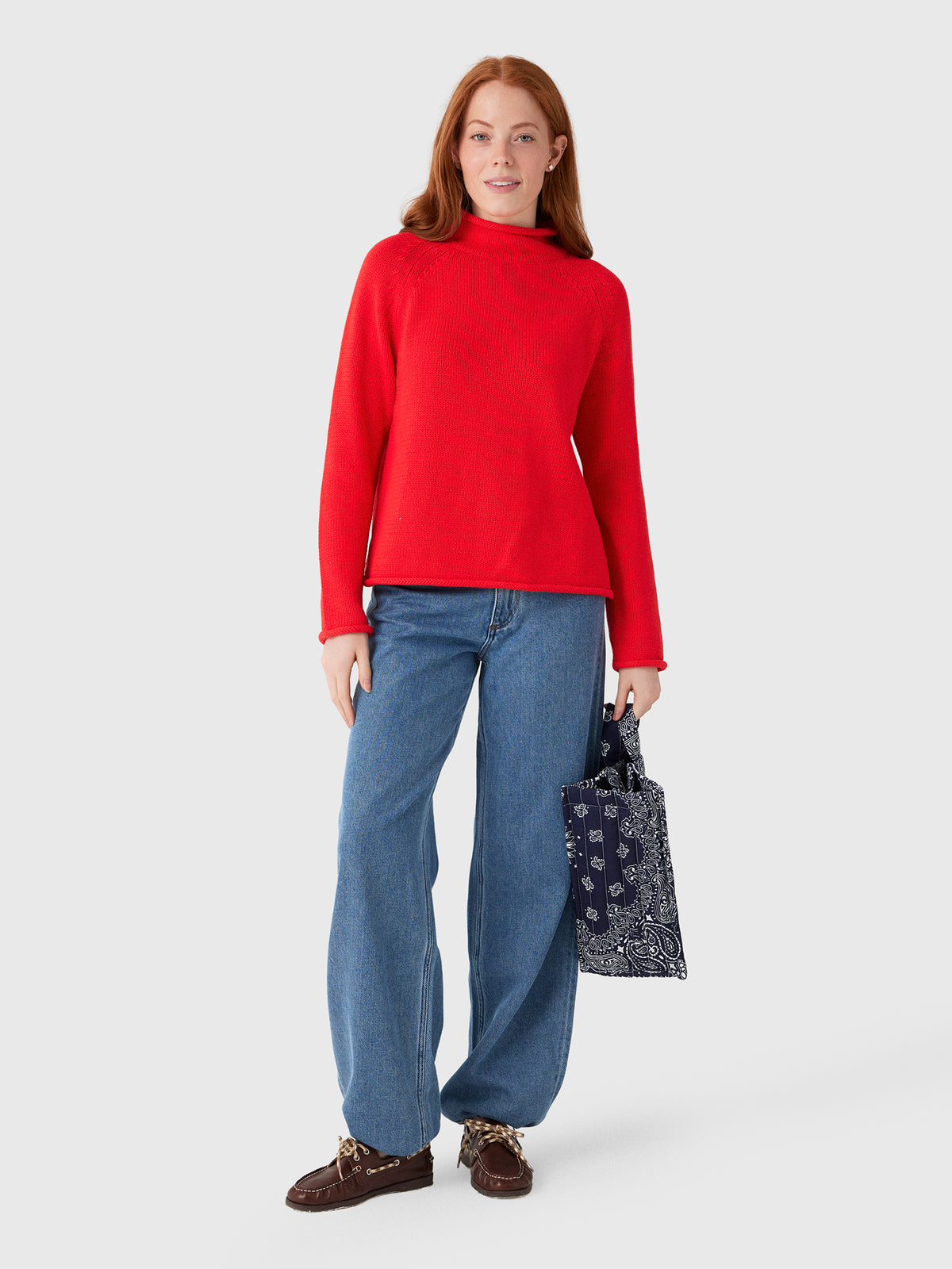 Alex Mill Women's Eastport Rollneck Sweater - Saint Bernard