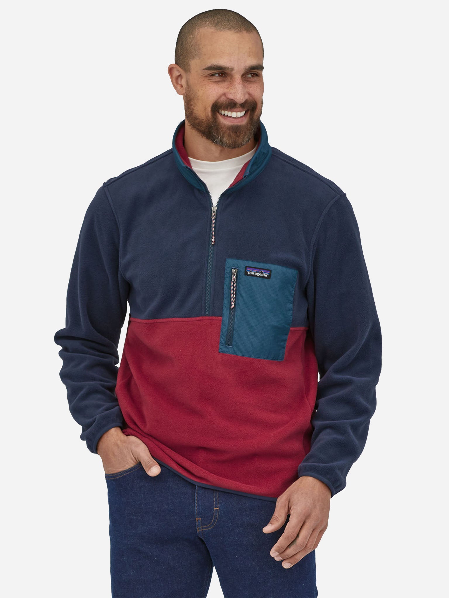 Patagonia Men's Microdini 1/2-Zip Pullover | $129.00 | Saint Bernard
