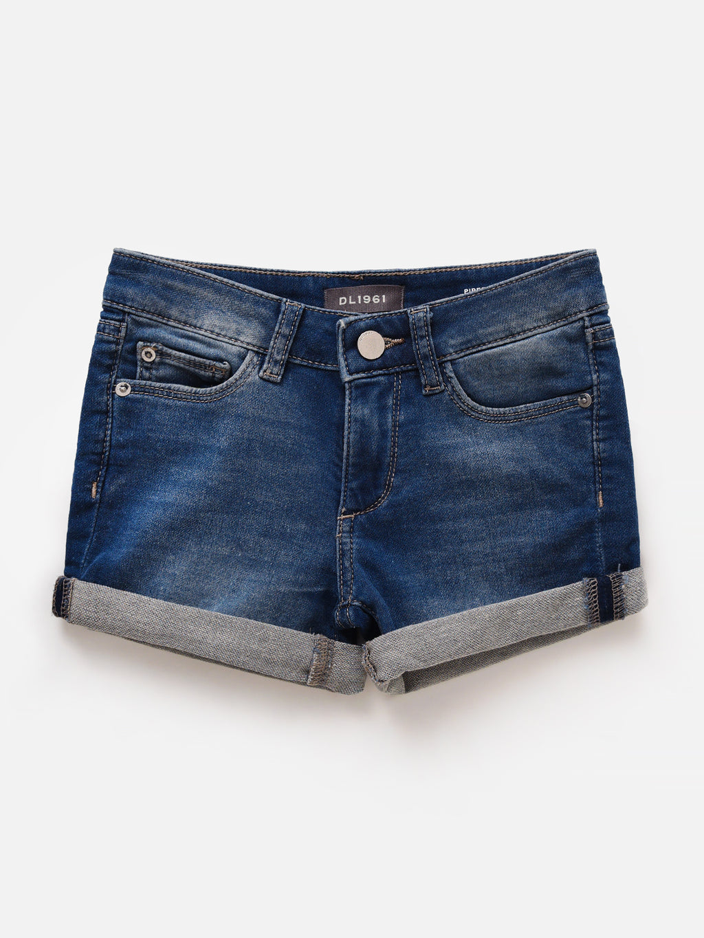 DL1961 Girls' Piper Cuffed Short - Saint Bernard