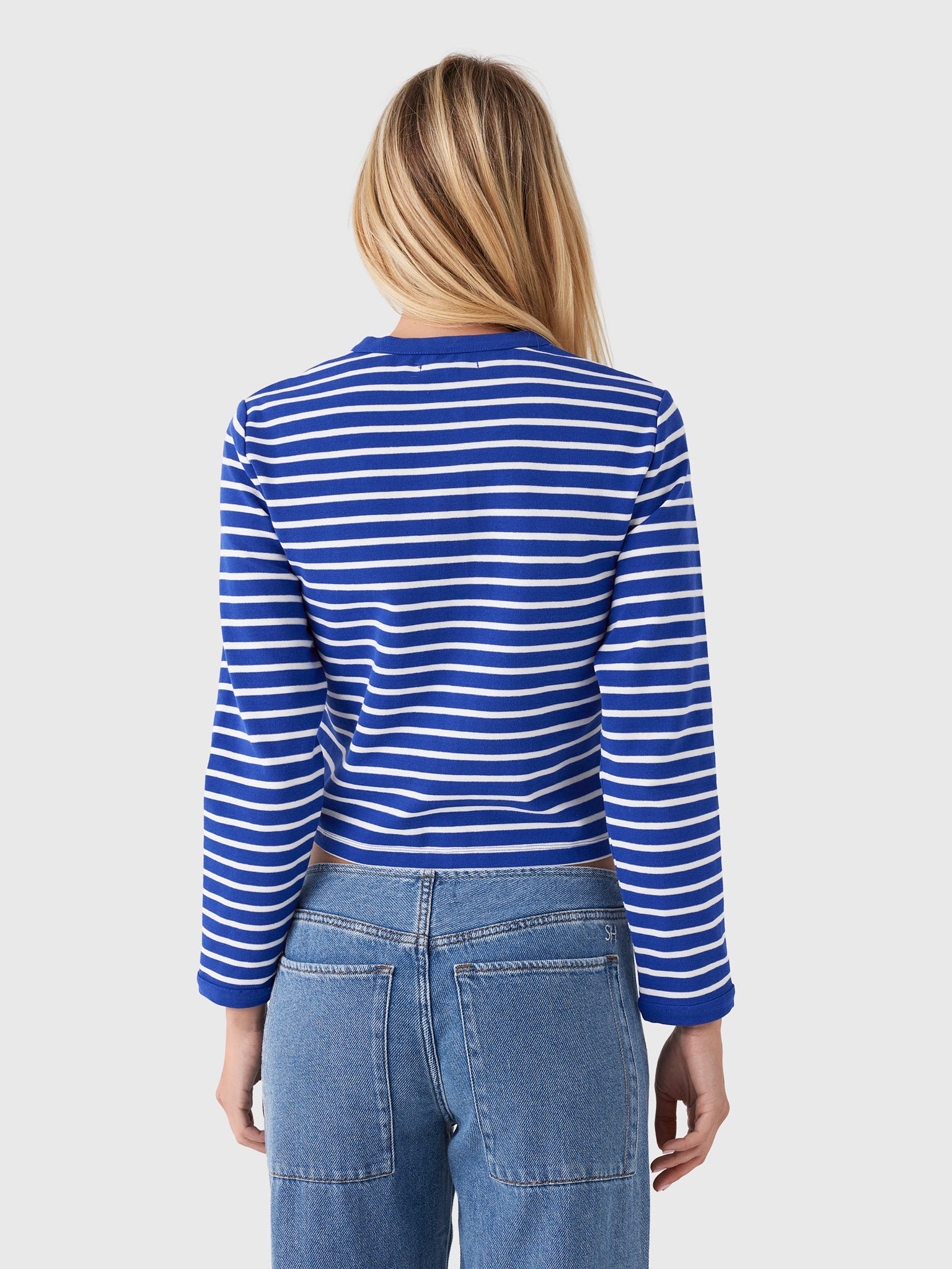 Alex Mill Women's Coco Sport Striped Cardigan - Saint Bernard