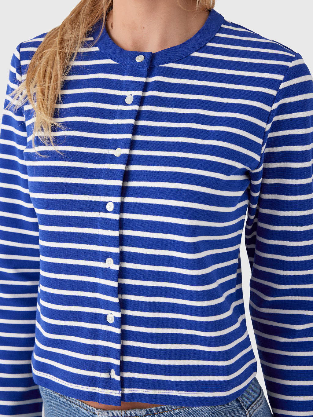 Alex Mill Women's Coco Sport Striped Cardigan - Saint Bernard