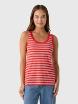 Alex Mill Women's Garcon Striped Tank - Saint Bernard