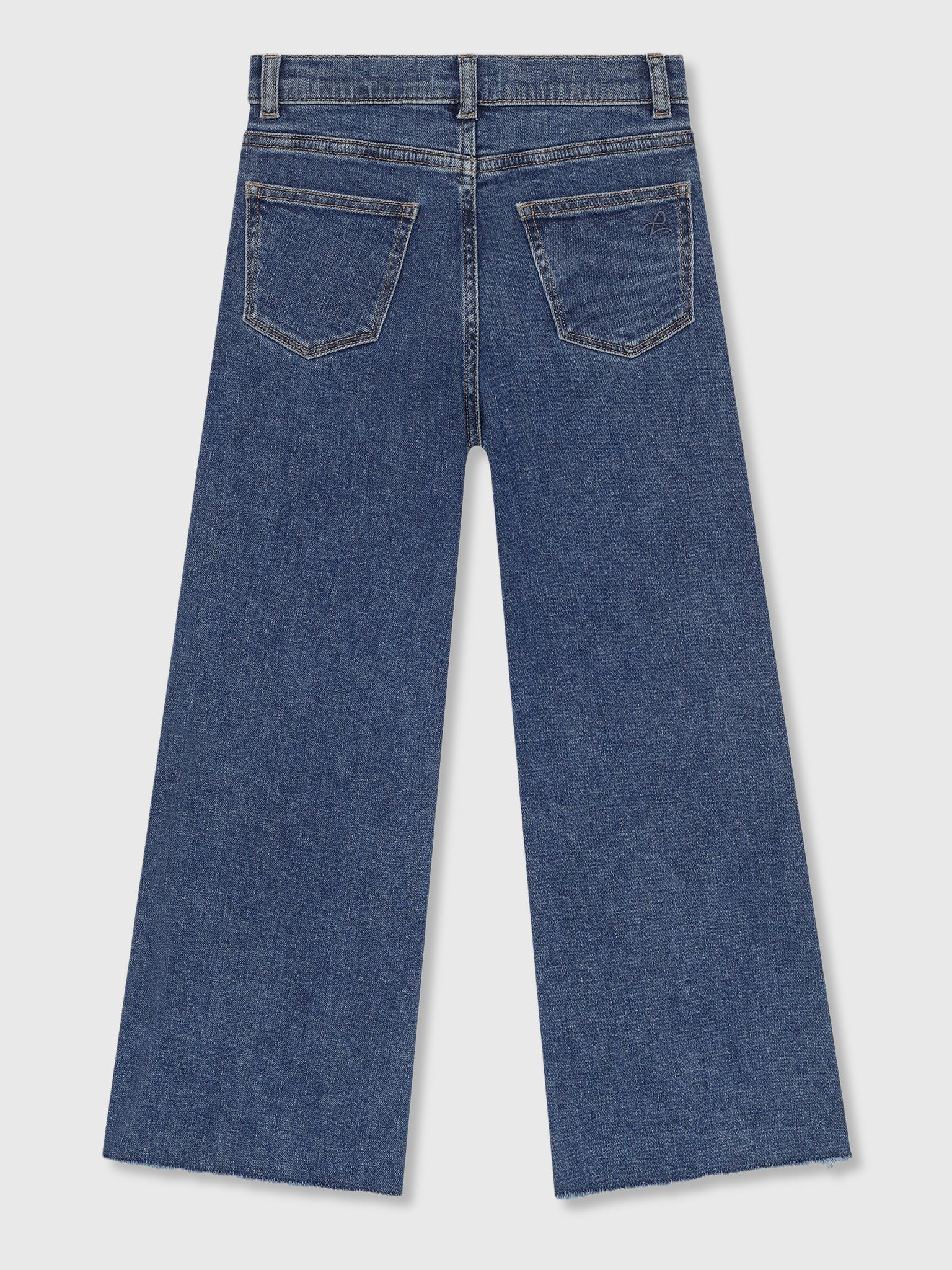 DL1961 Girls' Lily Wide Leg Jean - Saint Bernard