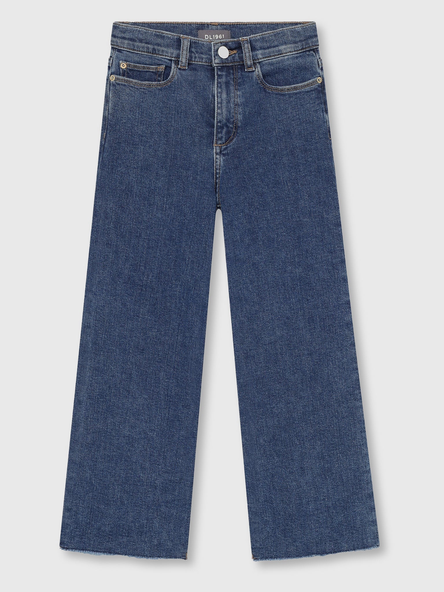 DL1961 Girls' Lily Wide Leg Jean - Saint Bernard