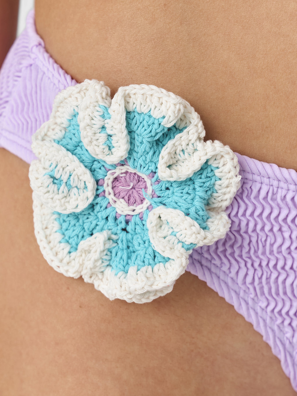 Cleonie Women's Orchid Brief Bikini Bottom - Saint Bernard