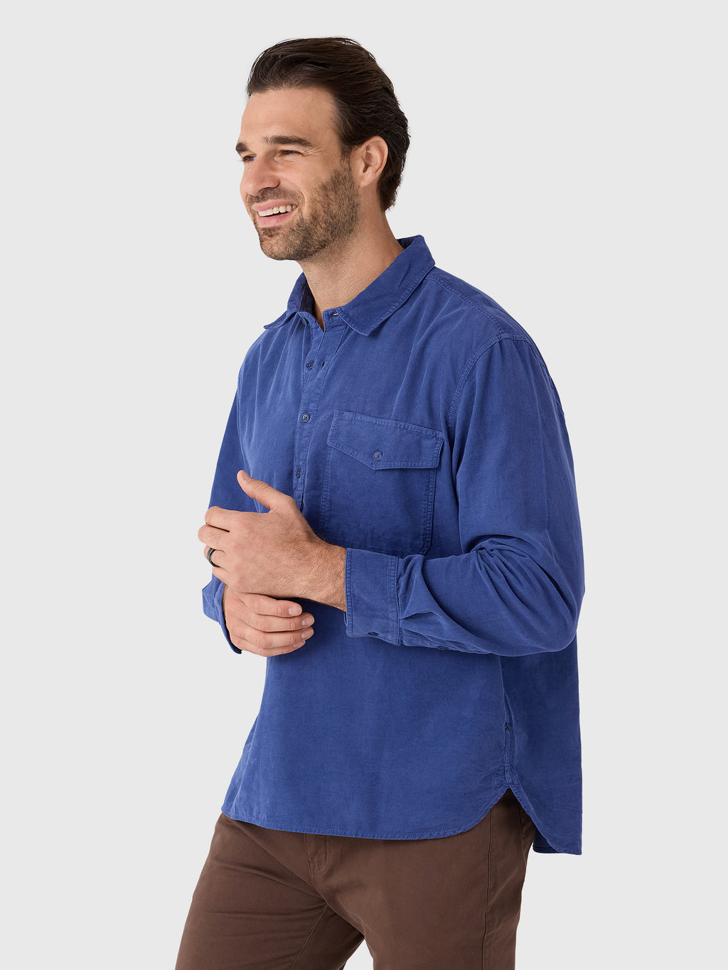 Alex Mill Men's Carter Popover - Saint Bernard