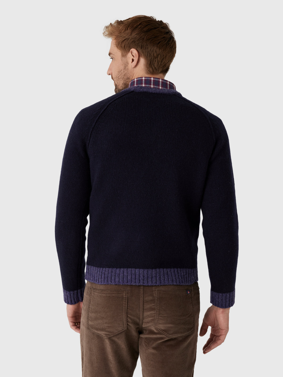 Alex Mill Men's Hank Raglan Crewneck Sweater - Saint Bernard