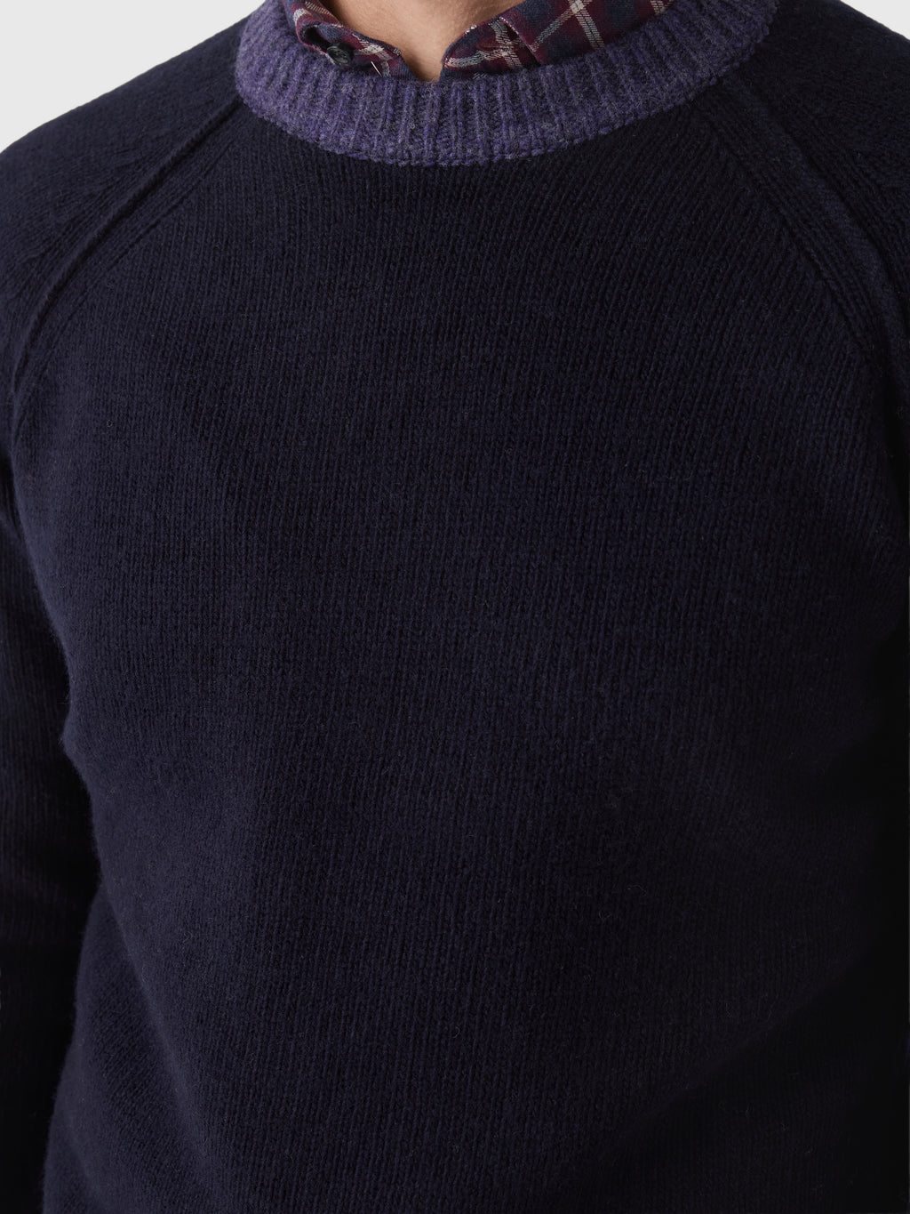 Alex Mill Men's Hank Raglan Crewneck Sweater - Saint Bernard
