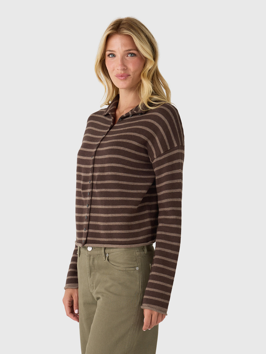 Alex Mill Women's Taylor Stripe Cardigan - Saint Bernard