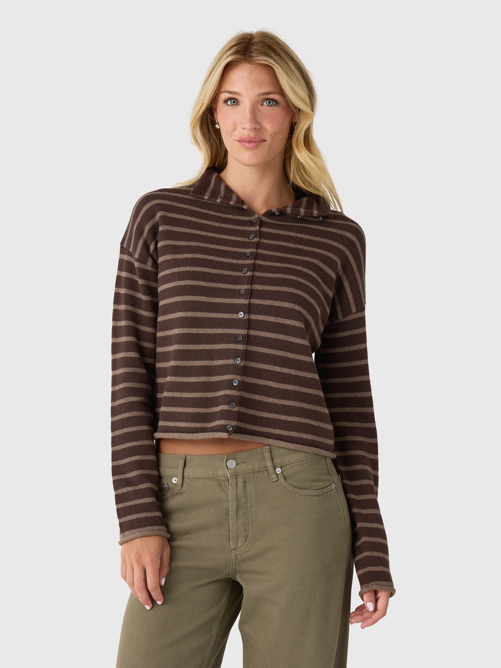 Alex Mill Women's Taylor Stripe Cardigan - Saint Bernard