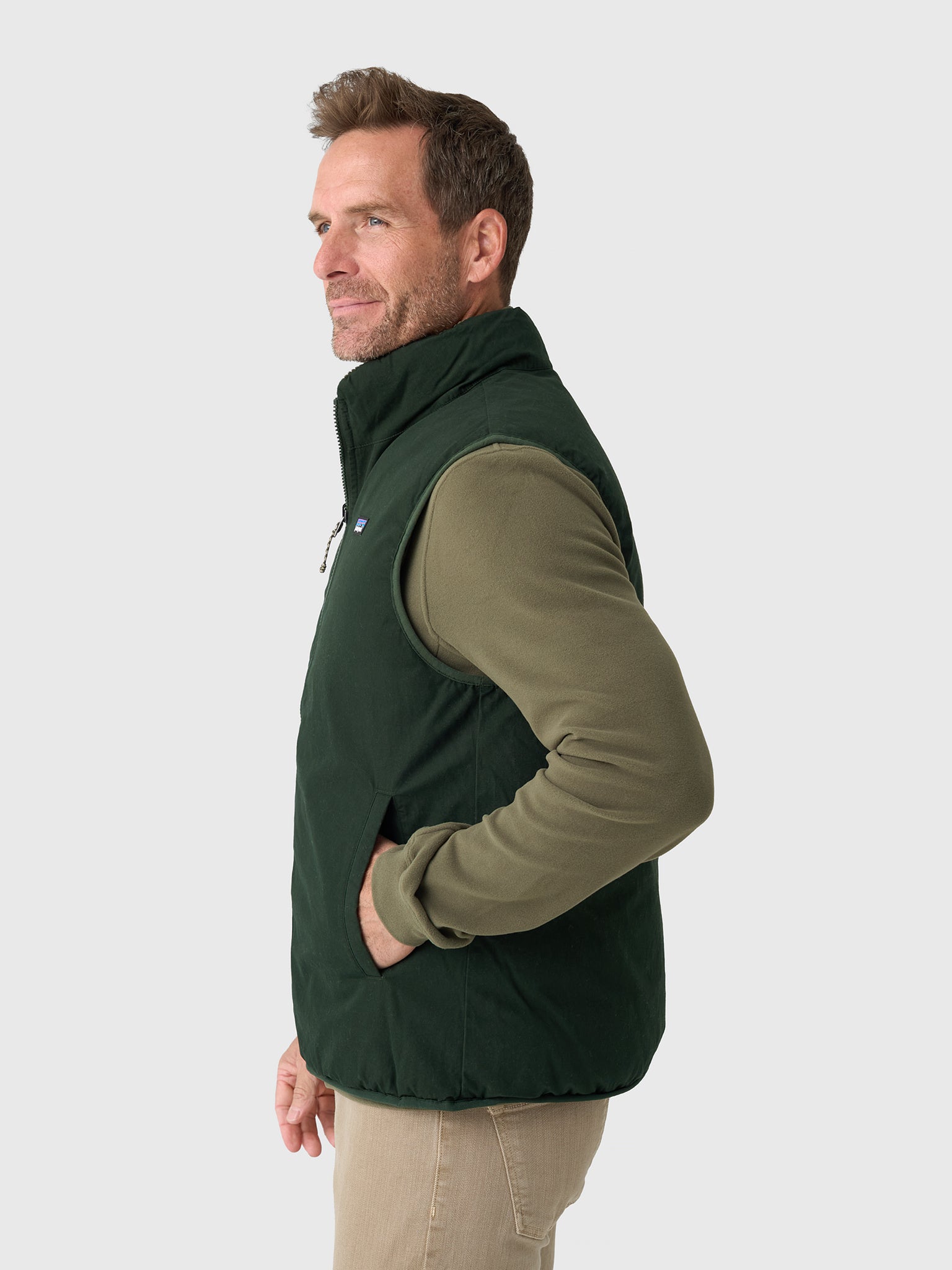 Patagonia Men's Reversible Cotton Down Vest – Saint Bernard