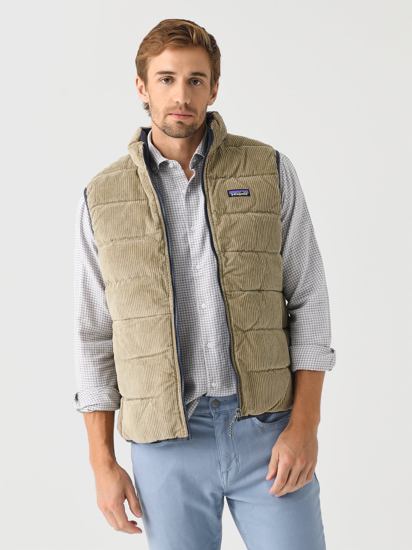 Patagonia Men's Reversible Cotton Down Vest - Saint Bernard