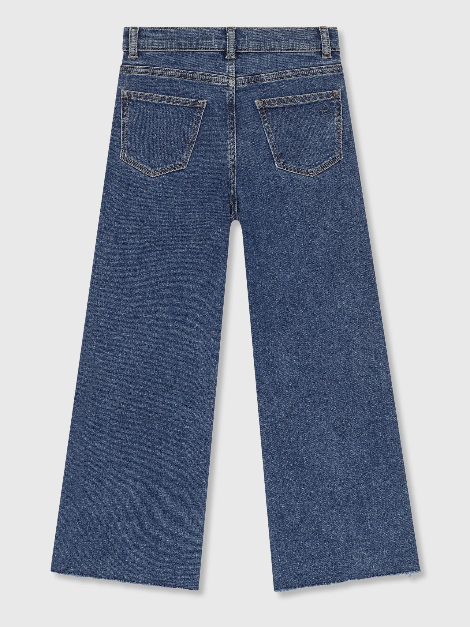 DL1961 Toddler Girls' Lily Wide Leg Jean