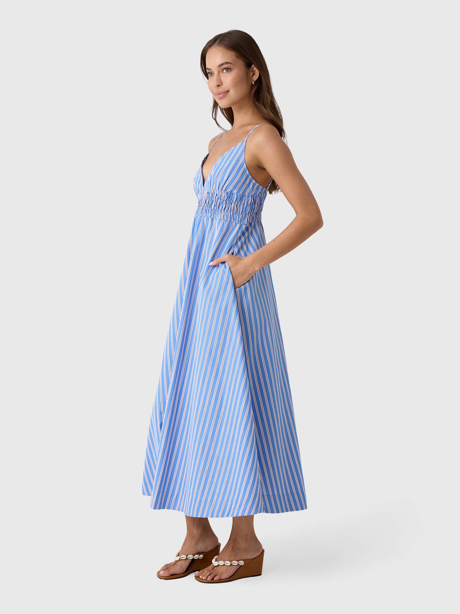 Destree Women's Lorena Striped Dress - Saint Bernard