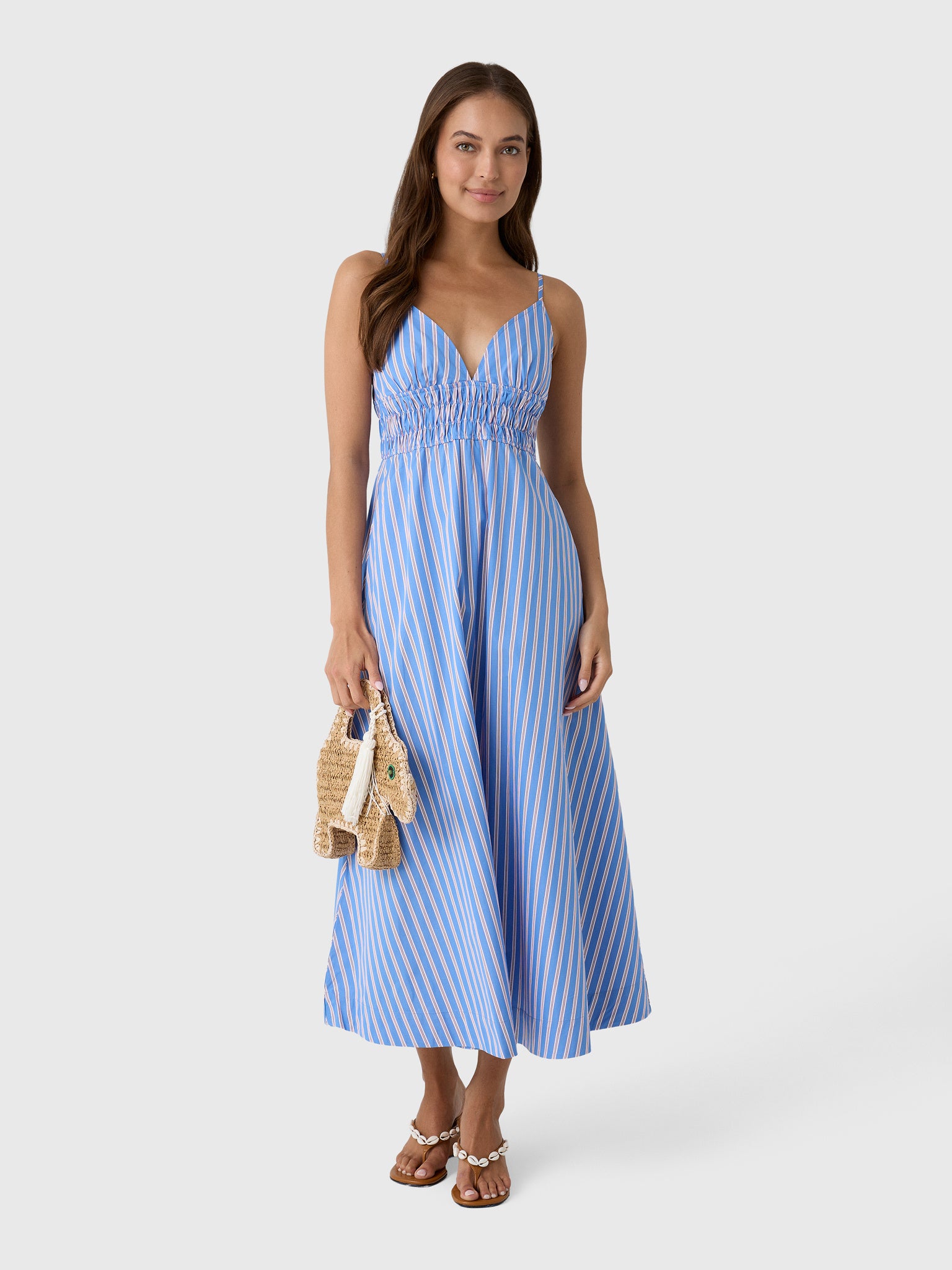 Destree Women's Lorena Striped Dress - Saint Bernard