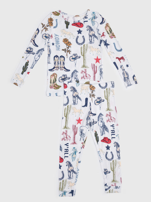 Pink Chicken Kids' Bamboo Pajama Set