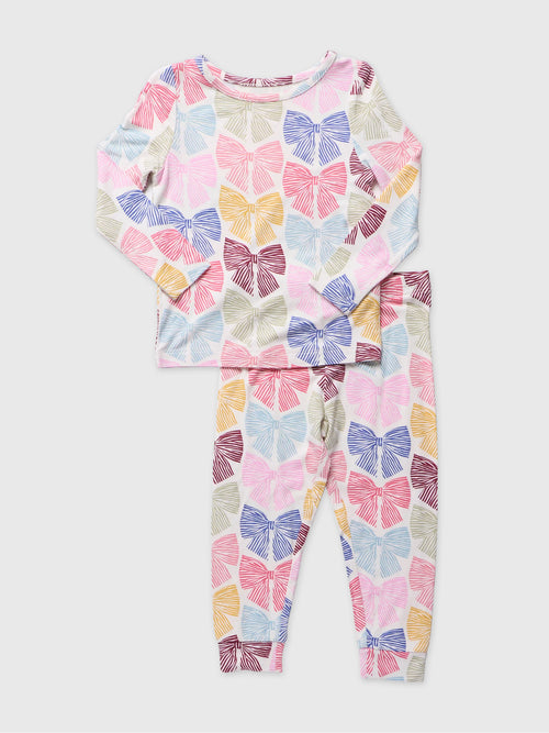 Pink Chicken Girls' Bamboo Pajama Set